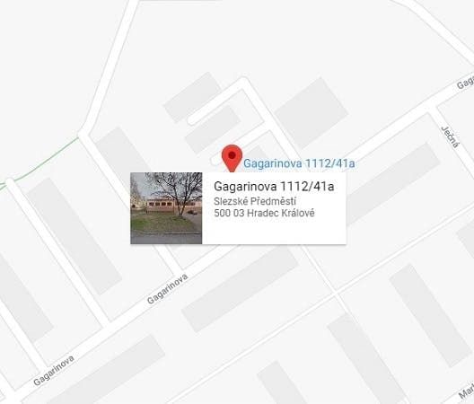 mapa provozovny