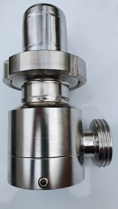 Pouzdro na jímání CO2 - detail