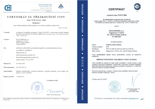 CMI Certifikát