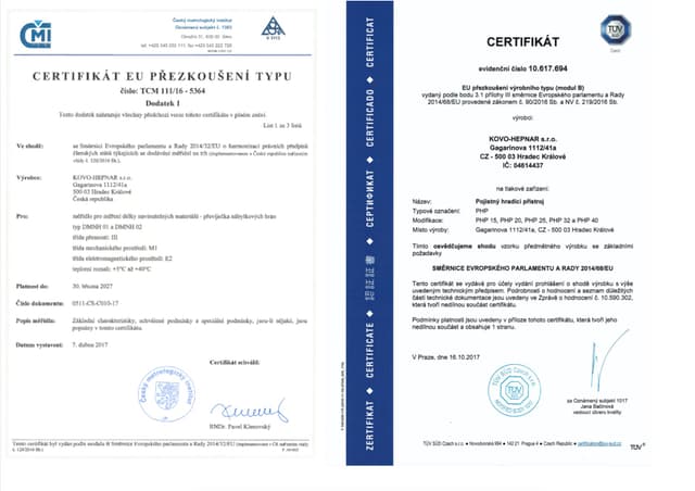 CMI Certifikát